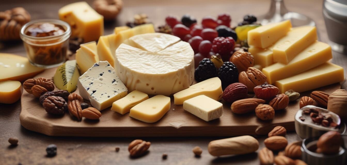 Artisanal cheese platter